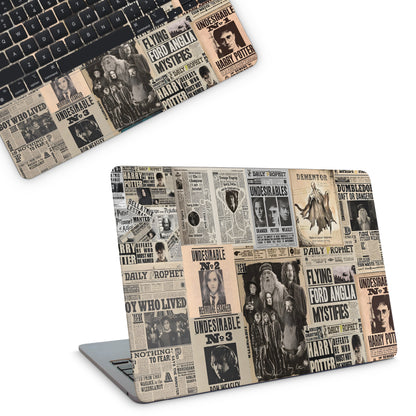 Newspaper Macbook Skin
