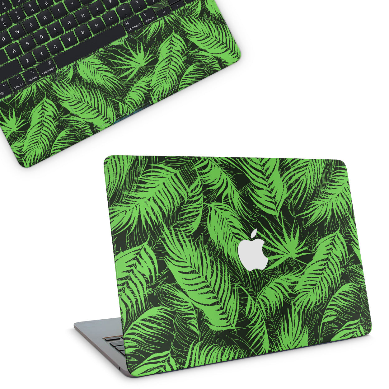 Green Leaves Macbook Skin