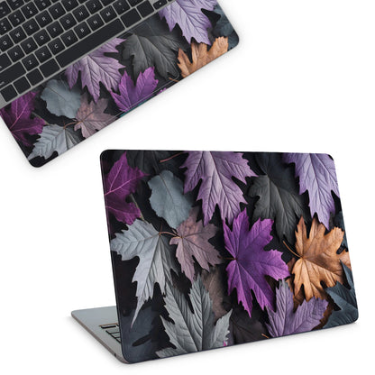 Laptop Skin - Aesthetic Purple Leaves