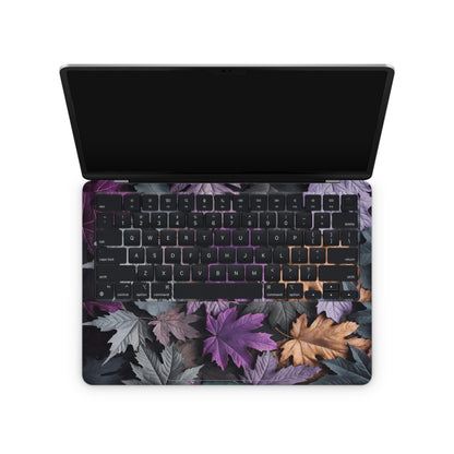 Macbook Skin - Aesthetic Purple leaves