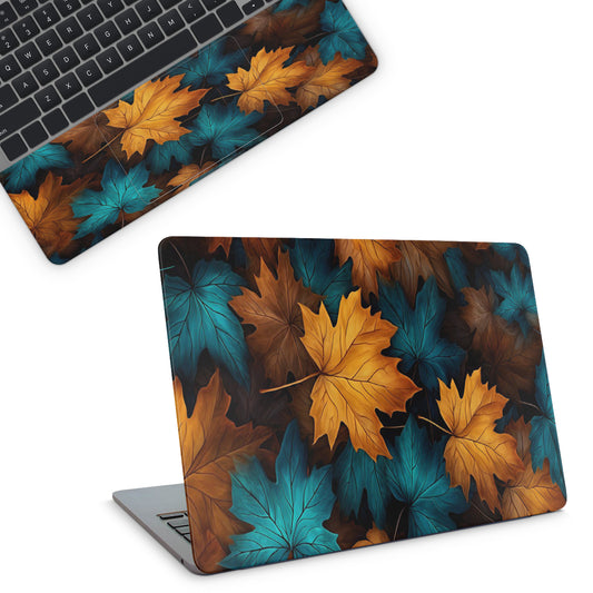 Laptop skin - aesthetic autumn leaves