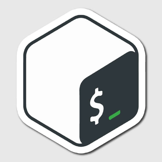 Bash Shell Language Sticker