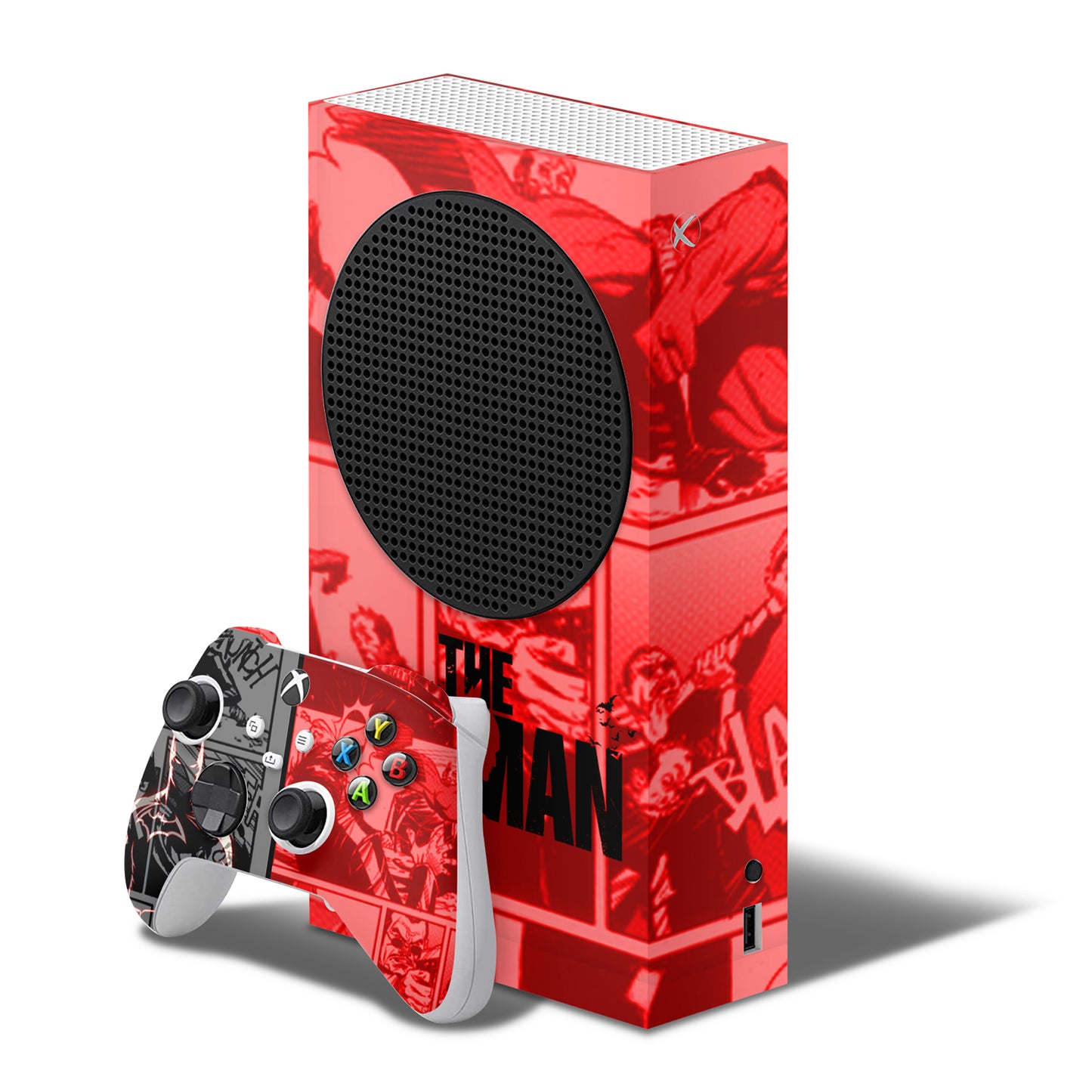 xbox series s skin with dc the batman skin