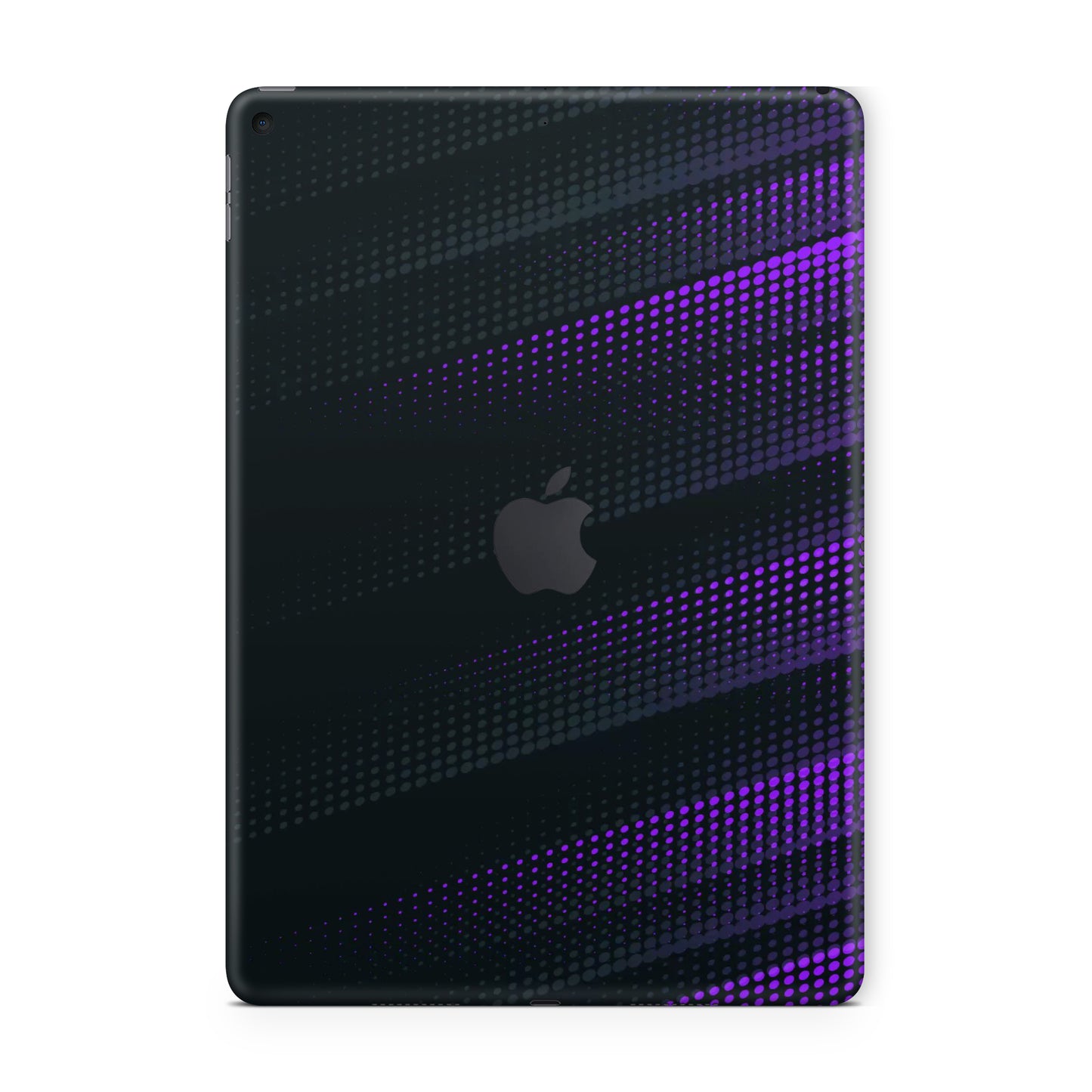 ipad skins - black and purple carbon fiber ipad skin