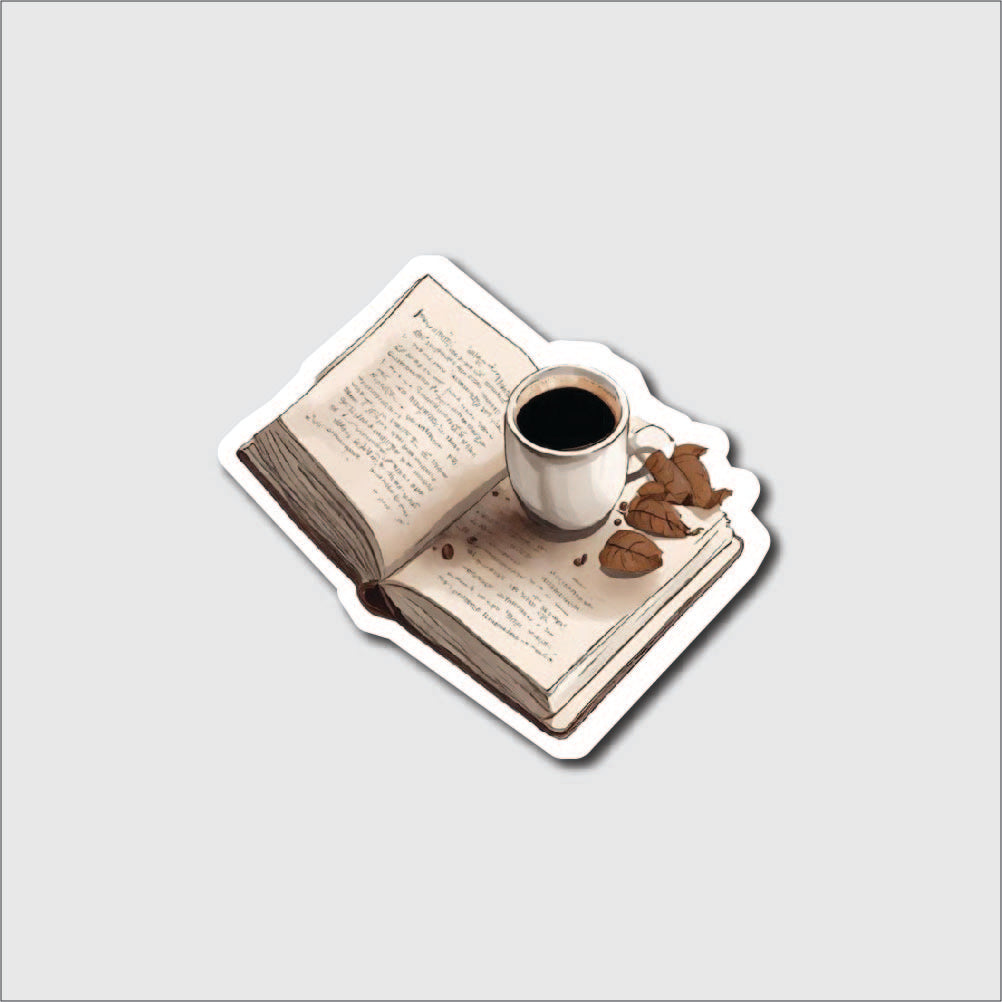 Coffee sticker