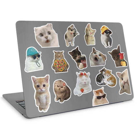 15 Cat Meme Sticker Pack