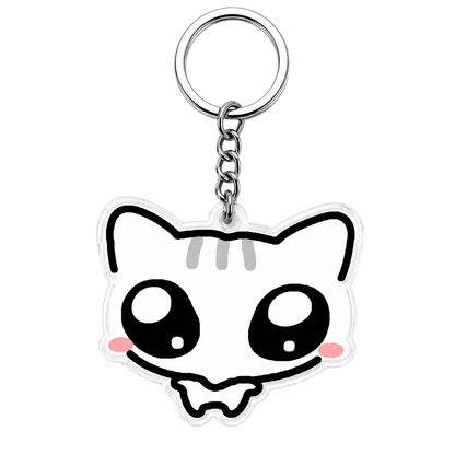 Silly Cats Acrylic Keychains Pack