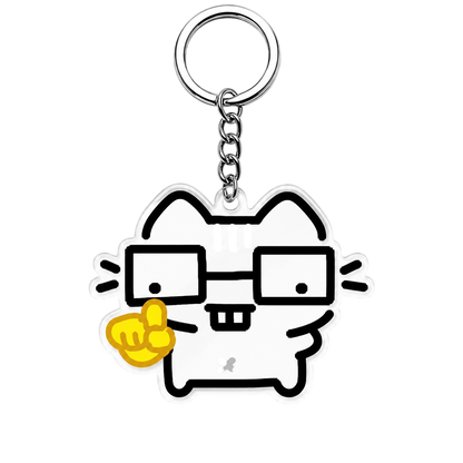 Silly Cats Acrylic Keychains Pack