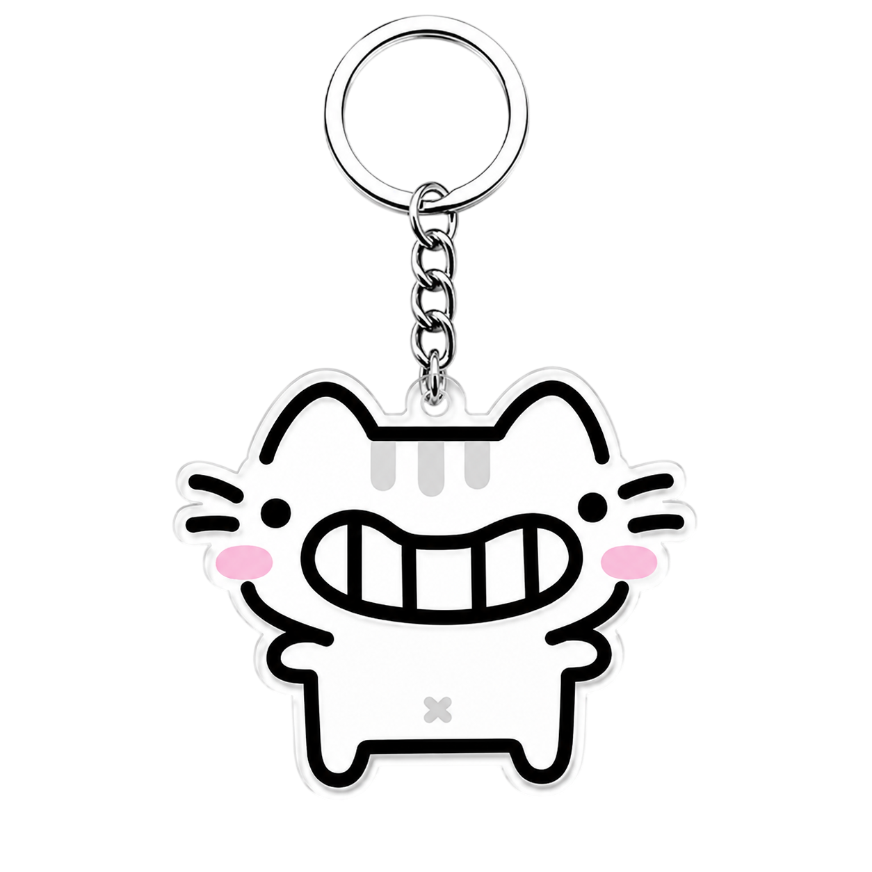 Silly Cats Acrylic Keychains Pack