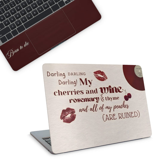 Cherries & Wine Laptop Skin