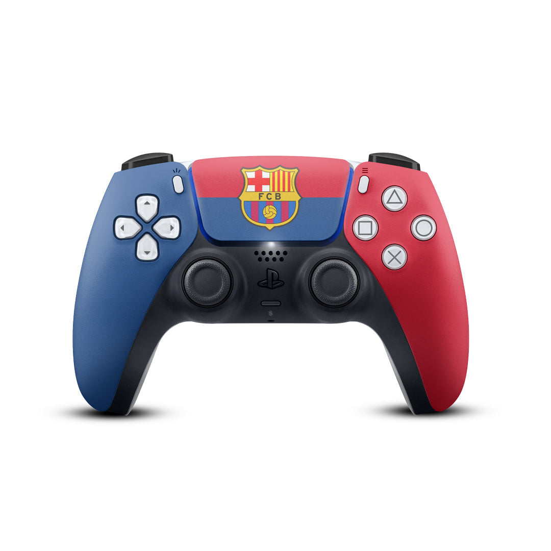 PS5 Fc Barcelona Controller skin 2x