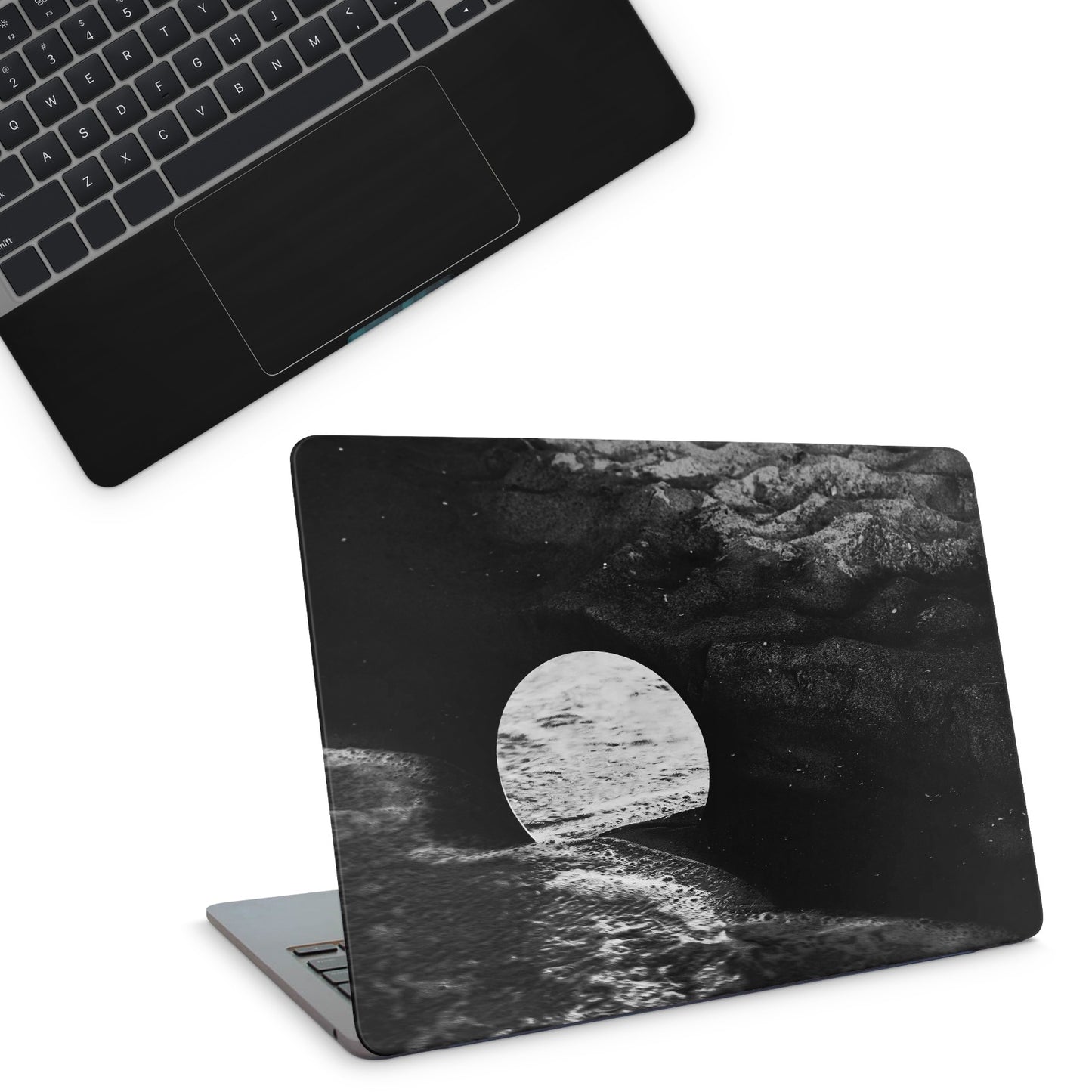 Dark Seaside Laptop Skin