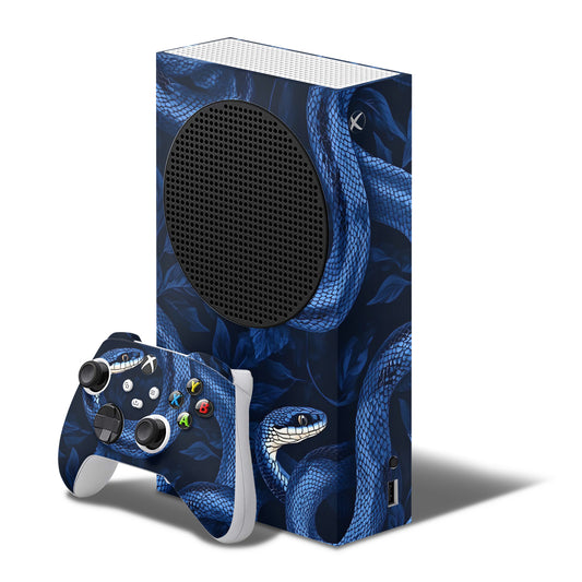 Blue Snake Xbox Series S Skin