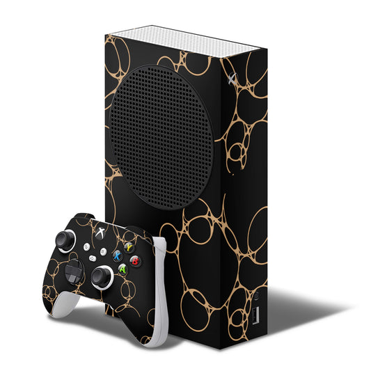Brown Bubbles Xbox Series S Skin