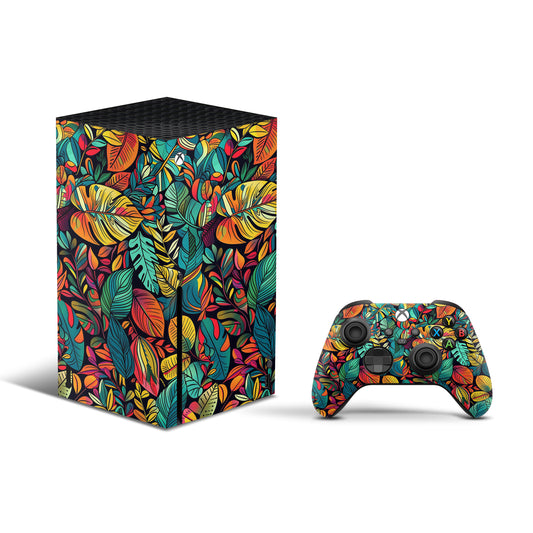 Xbox Series X/S Leaves Graffiti Skins