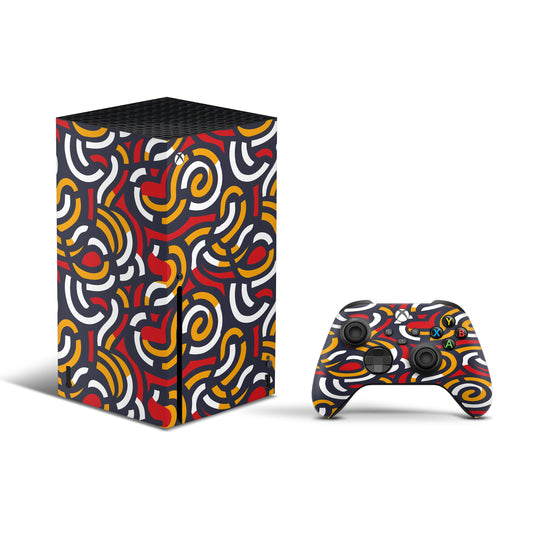 Xbox Series X/S Yellow Doodle Skins