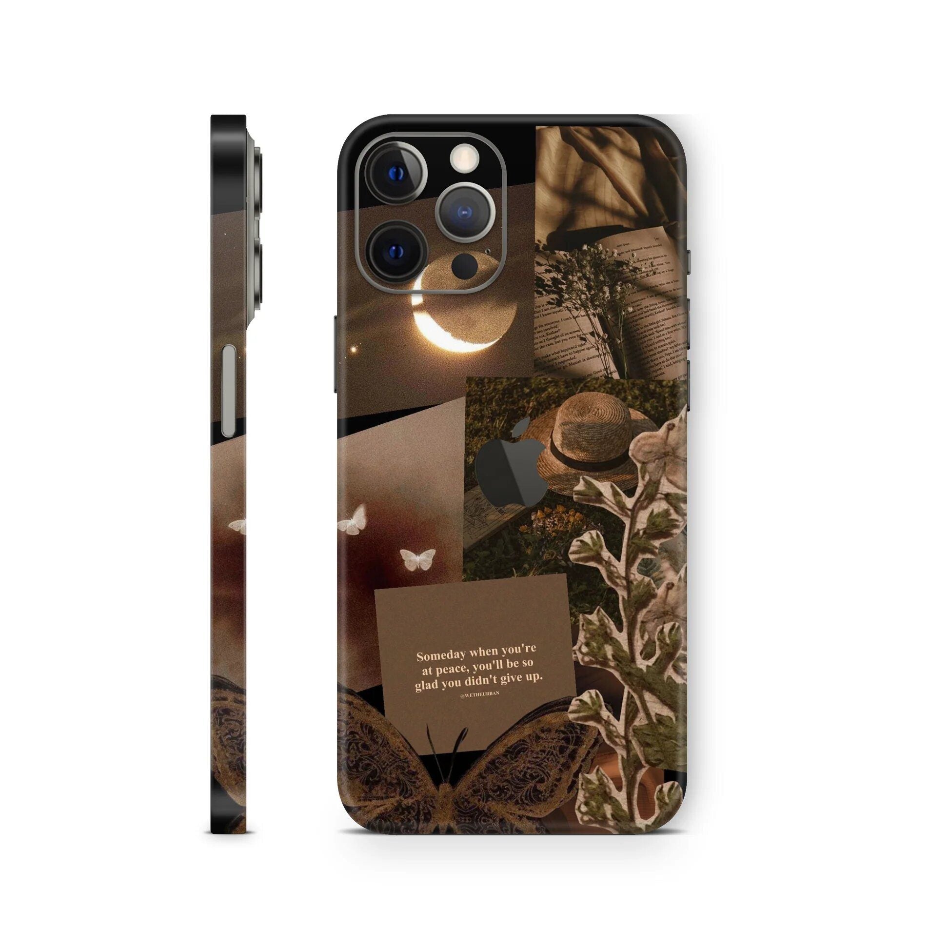 Aesthetic Brown iPhone Skin