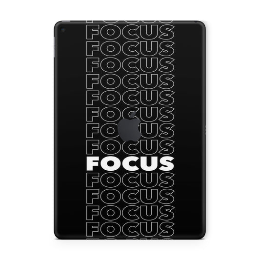 ipad skins - focus black background ipad skin