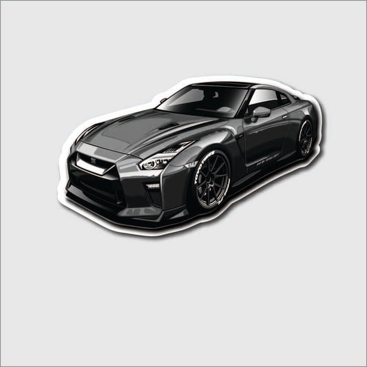 GTR Sports Car Sticker