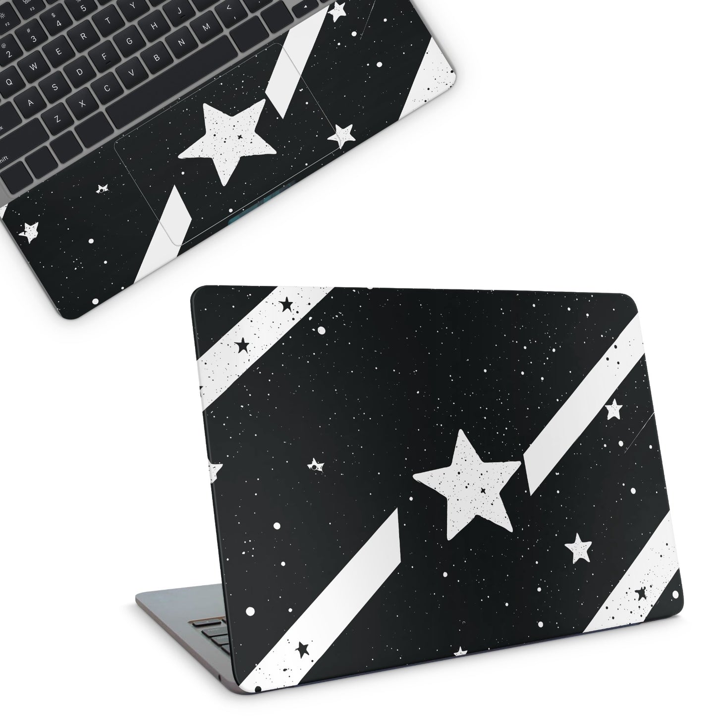 Grunge Star Laptop Skin