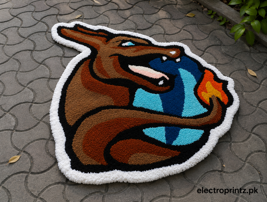Inferno Dragon Floor Rug
