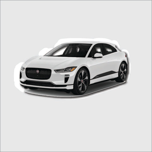 Jaguar I-Pace Car Sticker