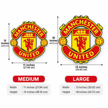 Manchester United Acrylic Logo