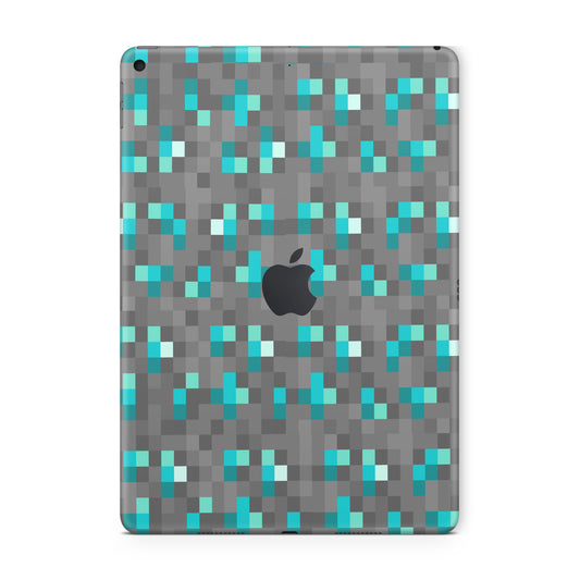 Ipad skin - minecraft diamond block skin