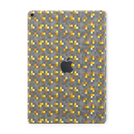 ipad skin - minecraft golden block