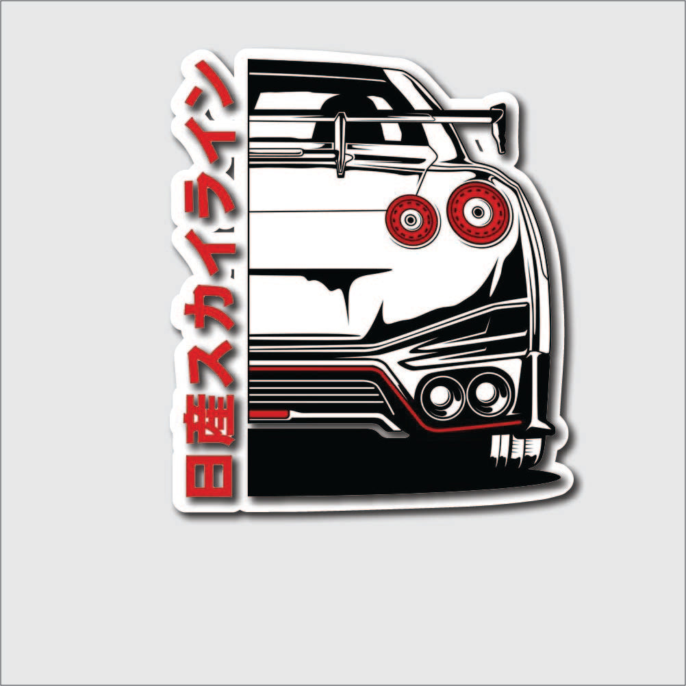 Nissan GTR Sticker - Electroprintz.pk