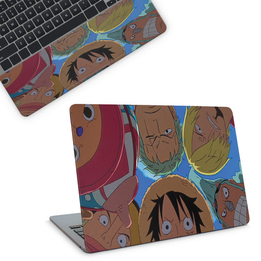 Laptop Skin - One piece characters luffy zoro 