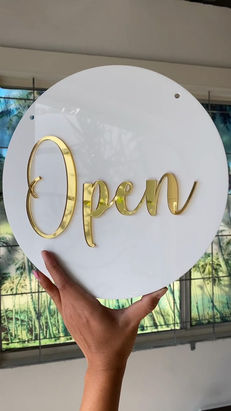 Open/Closed Business Acrylic Sign