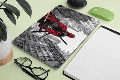 Deadpool Standing Macbook Skin