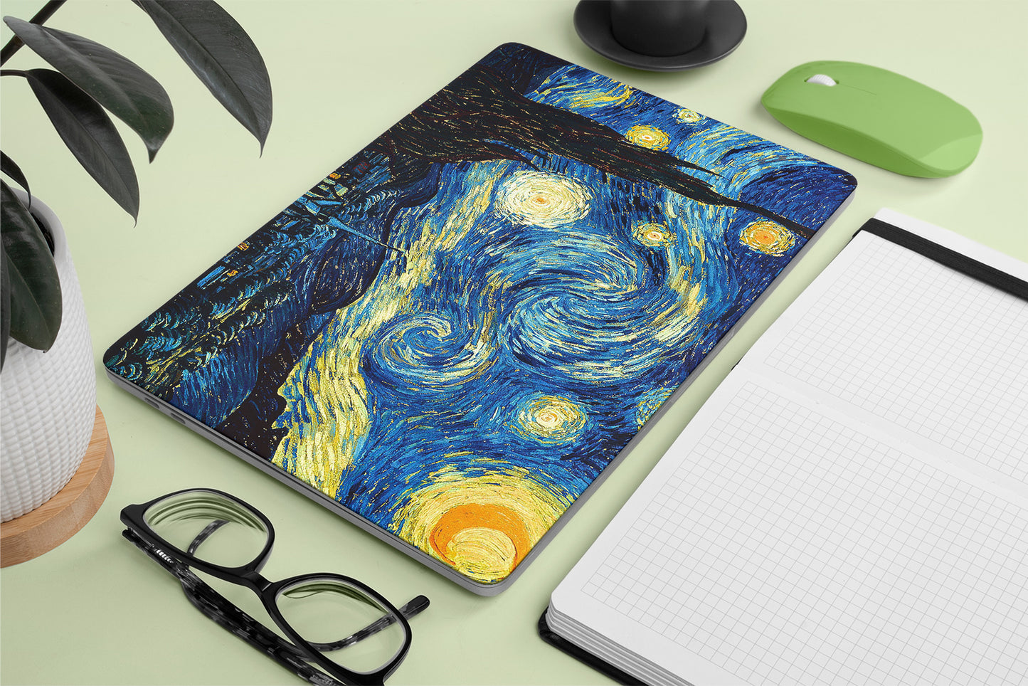 Starry Night Van Gogh Macbook Skins