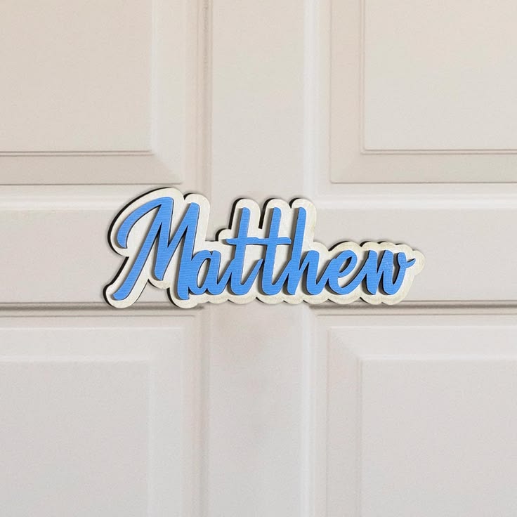 Custom Name Door Plate