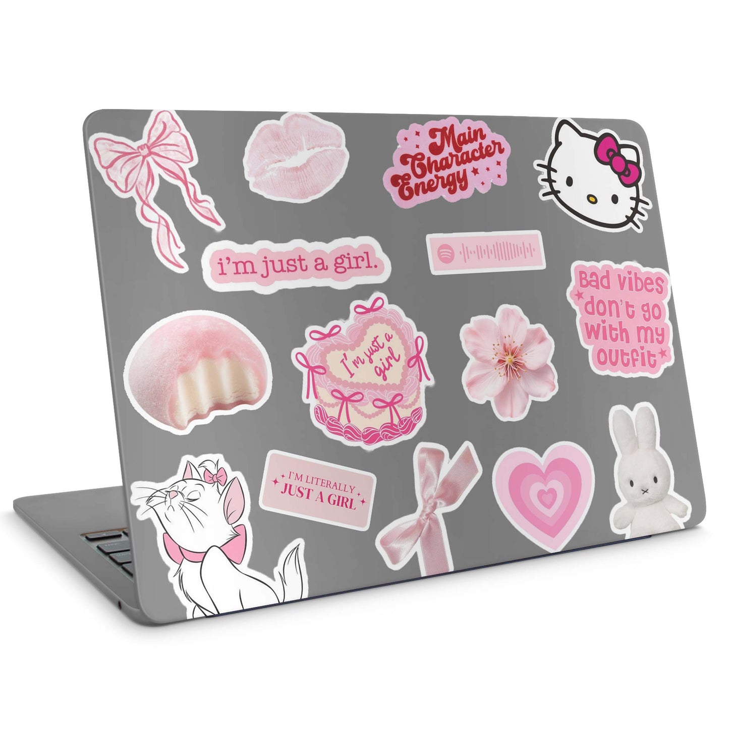 15 Pink Girly Stickers Pack