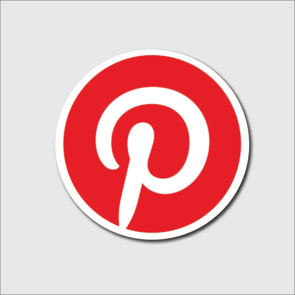 Pinterest logo Sticker