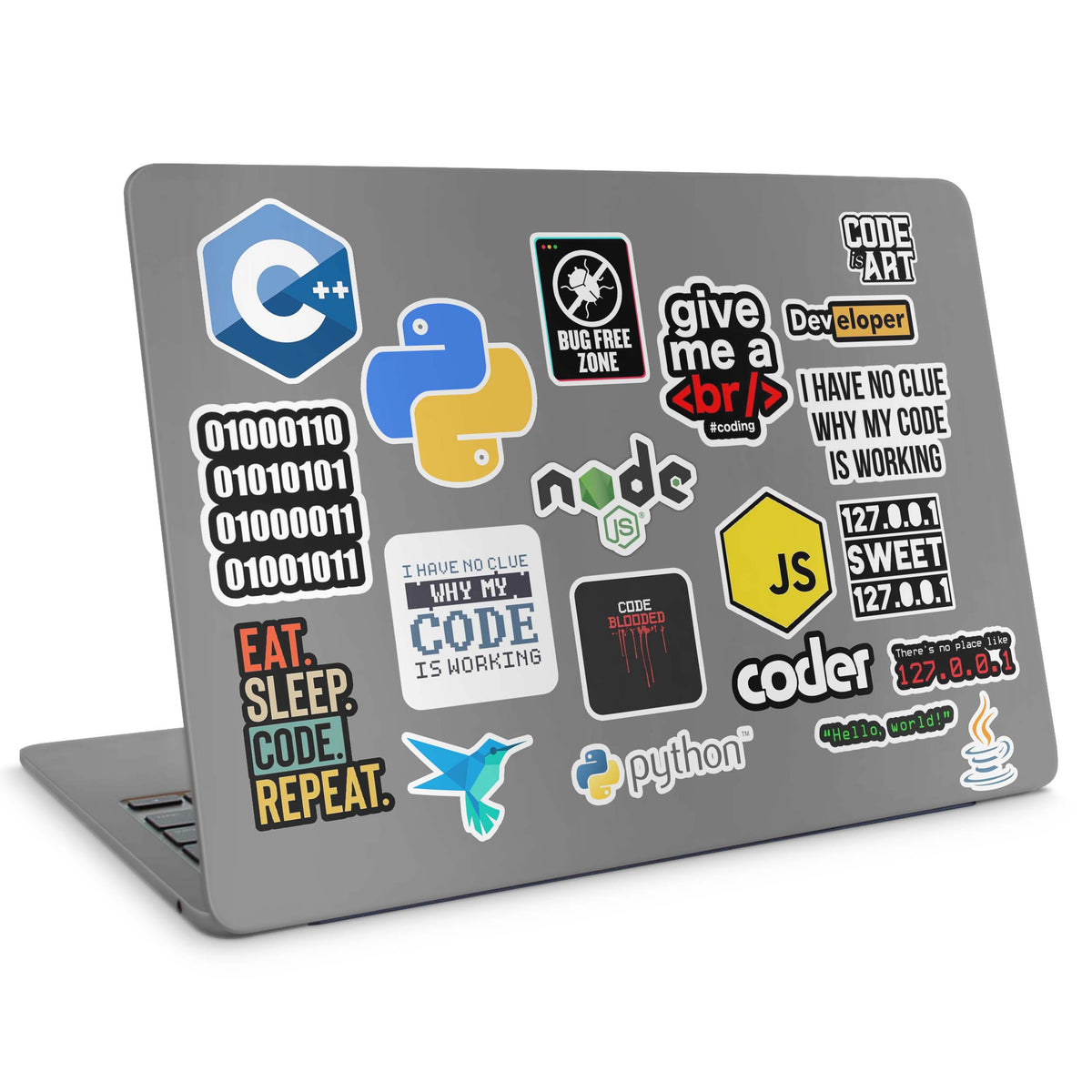 Sticker Coding Green 20 Coding Sticker Pack