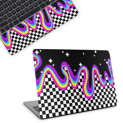 Rainbow Checker Laptop Skin