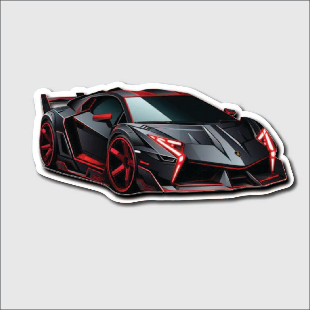 Sports Car Sticker