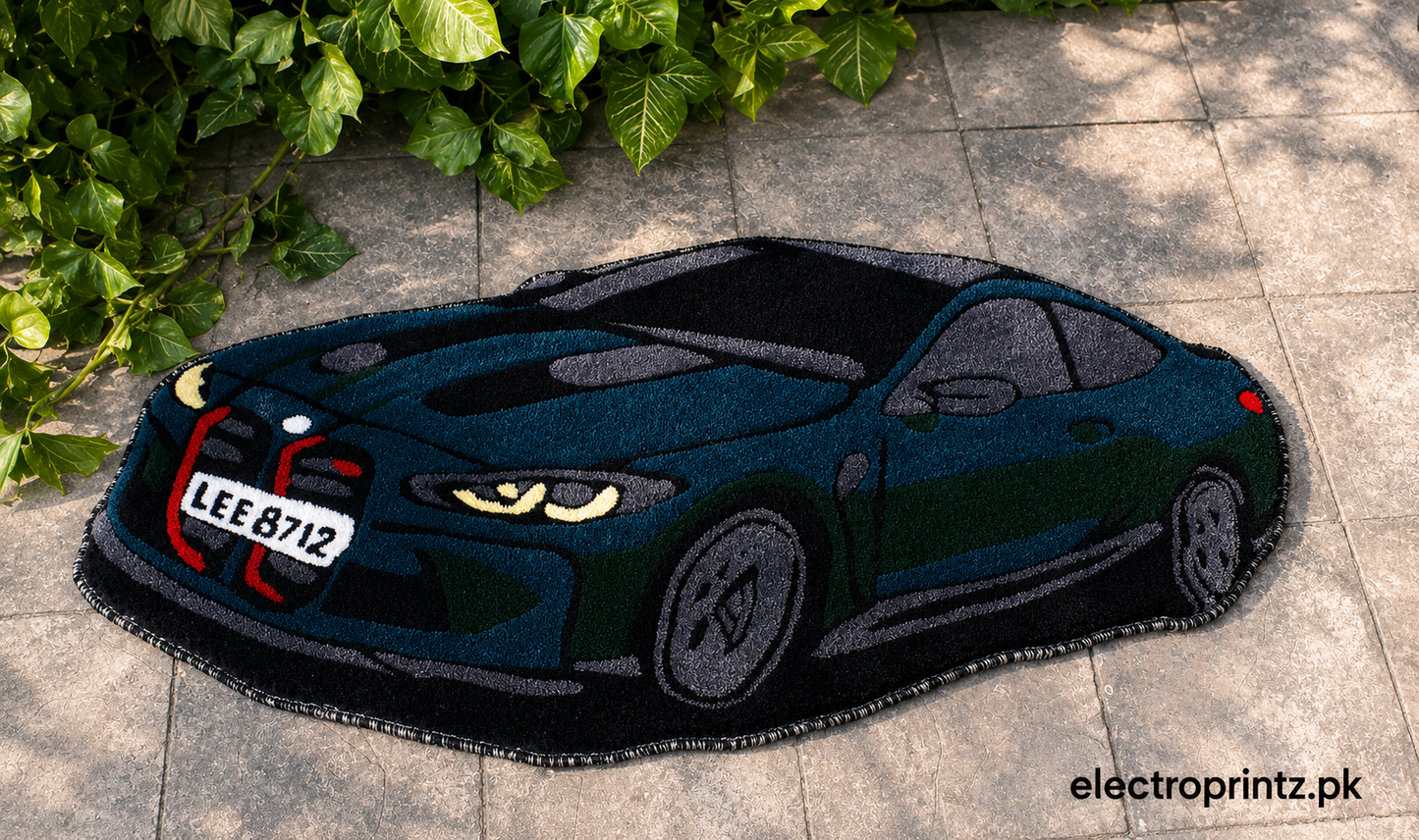 Sports Car Floor Rug