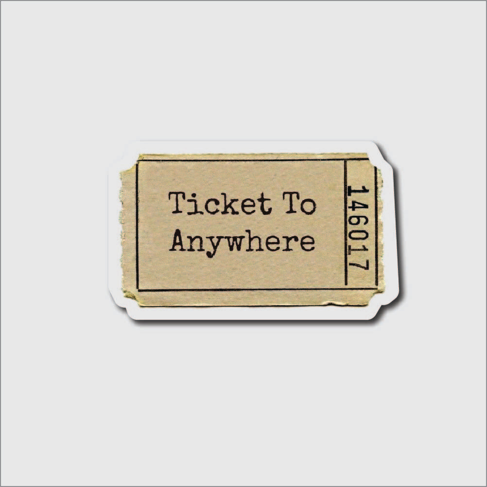Ticket Machine Sticker Ticket Plate Sticker