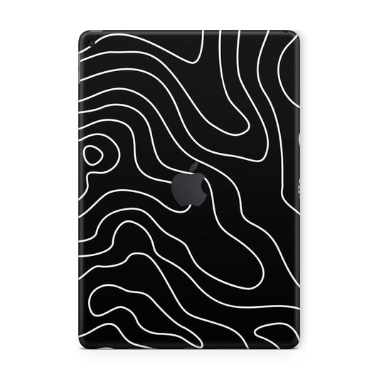 ipad skin - topographic abstract pattern