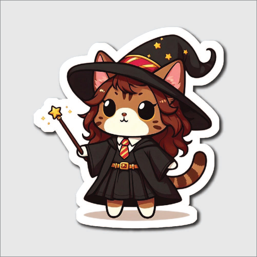 Witch Cat Sticker