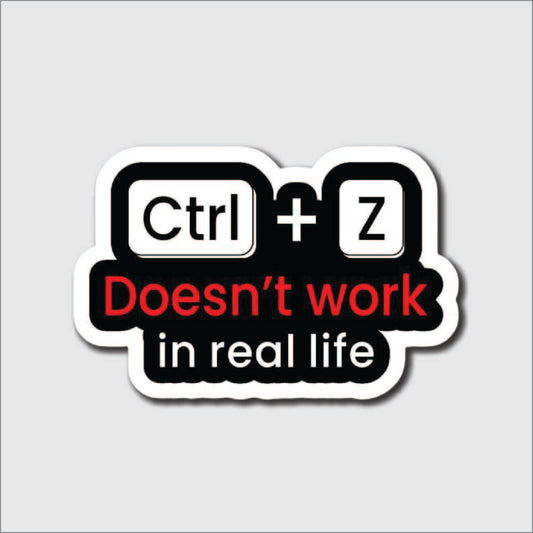 Ctrl+Z Sticker 
