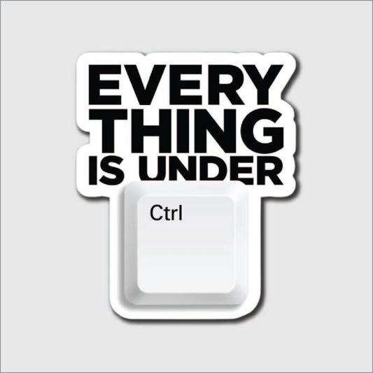 everything is under ctrl sticker