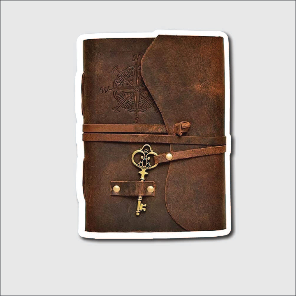 vintage journal sticker