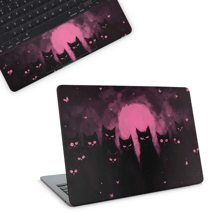 Gloomy Cats Macbook Skin