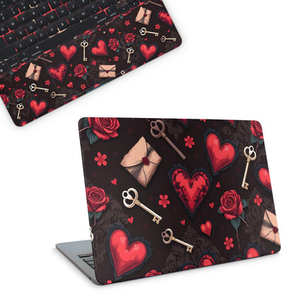 Gothic Hearts Macbook Skin