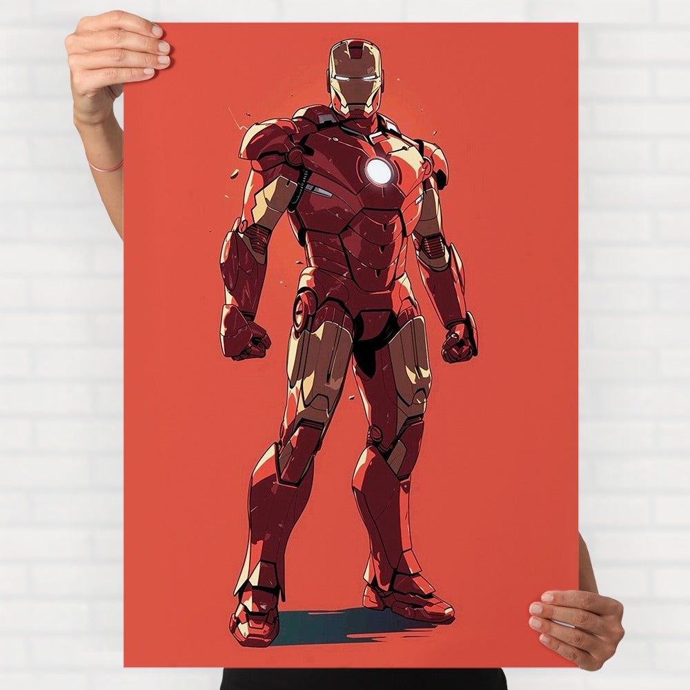 Iron Man Figure Poster